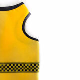 Yellow Black Checker Atlet Kedi Kıyafeti Kedi Elbisesi