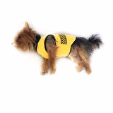Yellow Black Checker Atlet Kedi Kıyafeti Kedi Elbisesi