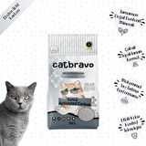 CATBRAVO Aktif Karbonlu Topaklanan Kedi Kumu 10 Lt