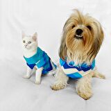 Blue Waves Su itici Yağmurluk Kedi Yağmurluğu 