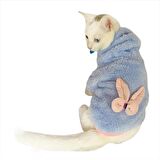 Softie Blue Bunny Kapsonlu Sweatshirt Kedi Süeteri Kedi Kıyafeti 