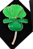 Yeşil orkide çiçeği broş. Yaka iğnesi orkideli broş. Tasarım orkide broş. Kadın broş. Orkide broş