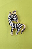 Zebra broş. Yaka iğnesi broş. Kadın broş. Broş. Erkek broş. Unisex.