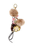 Çoklu anahtarlık çanta süsü charm. Araba ayna süsü. Anahtarlık peluş top örme ip boncuk çanta charmı