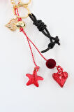 Anahtarlık Çanta Charm. Ayna Süsü. Çanta Aksesuarı.anahtarlık Çilek Yıldız Kalp Ip Top Çanta Charmı