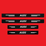 Audi Modelleri İçin Uyumlu Grafen Karbon Oto Kapı Eşiği 4 Adet