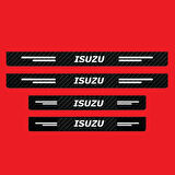 Isuzu Modelleri İçin Uyumlu Grafen Karbon Oto Kapı Eşiği 4 Adet