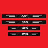 Opel Modelleri İçin Uyumlu Grafen Karbon Oto Kapı Eşiği 4 Adet