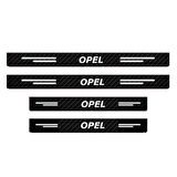Opel Modelleri İçin Uyumlu Grafen Karbon Oto Kapı Eşiği 4 Adet