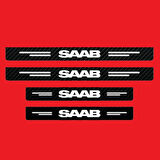 Saab Modelleri İçin Uyumlu Grafen Karbon Oto Kapı Eşiği 4 Adet