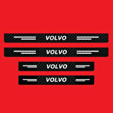 Volvo Modelleri İçin Uyumlu Grafen Karbon Oto Kapı Eşiği 4 Adet