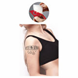 Dikiz Aynası Azrail Zar  Tattoo Geçici Dövme Şablonları Kına Kalıpları