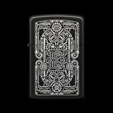 Benzinli Çakmak Ejderha Figürlü E Harfli Tasarım - V87