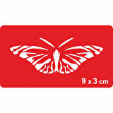 Vadideki Kelebek Tattoo Geçici Dövme Şablonları Kına Kalıpları