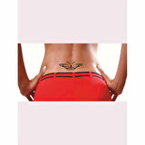 Vadideki Kelebek Tattoo Geçici Dövme Şablonları Kına Kalıpları