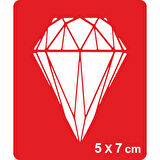 Elmas-1 Tattoo Geçici Dövme Şablonları Kına Kalıpları