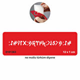 Göktürkçe Ne Mutlu Türküm Diyene  Tattoo Geçici Dövme Şablonları Kına Kalıpları