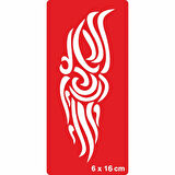 Tribal 203 Tattoo Geçici Dövme Şablonları Kına Kalıpları