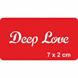 Derin Aşk El Yazısı Font Tattoo Geçici Dövme Şablonları Kına Kalıpları