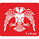 Anadolu ve Selçuklu Çift Başlı Kartalı Tattoo Geçici Dövme Şablonları Kına Kalıpları