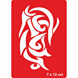 Tribal 201 Tattoo Geçici Dövme Şablonları Kına Kalıpları