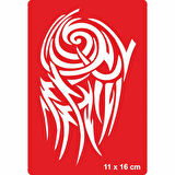 Tribal 205 Tattoo Geçici Dövme Şablonları Kına Kalıpları