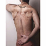 Yüce Melek Kanatları Tattoo Geçici Dövme Şablonları Kına Kalıpları