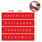 Küçük Boy El Yazısı Harf Şablonu Slogan Dövmesi