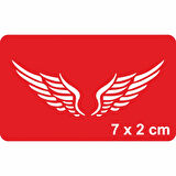 Zarif Kanatlar Tattoo Geçici Dövme Şablonları Kına Kalıpları