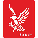 Yırtıcı Kartal Tattoo Geçici Dövme Şablonları Kına Kalıpları
