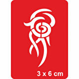 Trip Tribal Tattoo Geçici Dövme Şablonları Kına Kalıpları