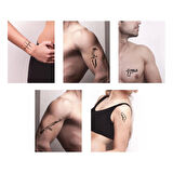 Vites Keleş Desenleri Hint Kınası ile Geçici Dövme Yapma Seti