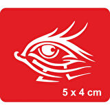 Tribal Göz-2 Tattoo Geçici Dövme Şablonları Kına Kalıpları