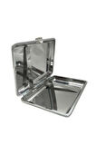Metal Tabaka Kutulu Clipper Çakmak Set