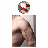 Büyük Baykuş Tattoo Geçici Dövme Şablonları Kına Kalıpları