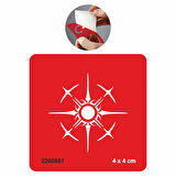 Viking Motifi Tattoo Geçici Dövme Şablonları Kına Kalıpları