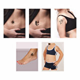 Doğa Modelleri 5'li Set Geçici Dövme Kına Şablonu