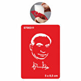 Türk Lider Tattoo Geçici Dövme Şablonları Kına Kalıpları