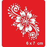 Hercai Menekşe Tattoo Geçici Dövme Şablonları Kına Kalıpları