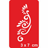 Minik Yapraklı Dallar Tattoo Geçici Dövme Şablonları Kına Kalıpları