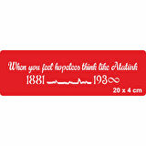 Çaresiz Kaldığın Zaman Atatürk Gibi Düşün Tattoo Geçici Dövme Şablonları Kına Kalıpları