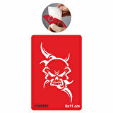 Tribal Kuru kafa  Tattoo Geçici Dövme Şablonları Kına Kalıpları