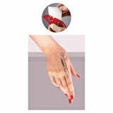 Bıçak Ve Gül  Tattoo Geçici Dövme Şablonları Kına Kalıpları