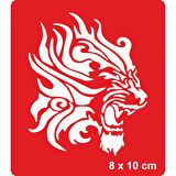 Tribal Aslan-2 Tattoo Geçici Dövme Şablonları Kına Kalıpları