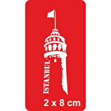 Galata Kulesi Tattoo Geçici Dövme Şablonları Kına Kalıpları