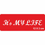 Bu Benim Hayatım Tattoo Geçici Dövme Şablonları Kına Kalıpları