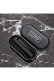 Kutulu Metal Clipper Matt Black Siyah Çakmak
