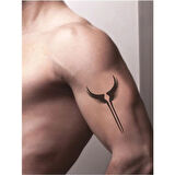 Dev Kanatlar Tattoo Geçici Dövme Şablonları Kına Kalıpları