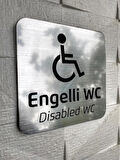 Kadın & Erkek & Engelli Wc & Wc Yönlendirme Seti