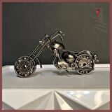Steampunk Metal Motosiklet Maketi – Koleksiyoner ve Bikerlar İçin Hediye- Mükemel orijinal tasarım